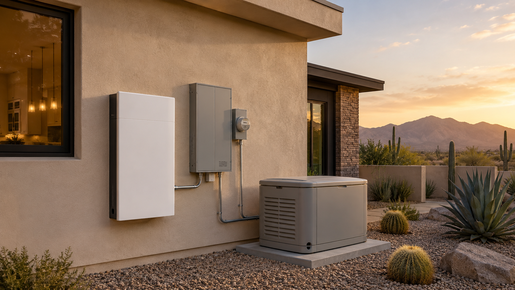Generac Batteries vs. Generac Generators: Which Is Better for an Arizona Home?
