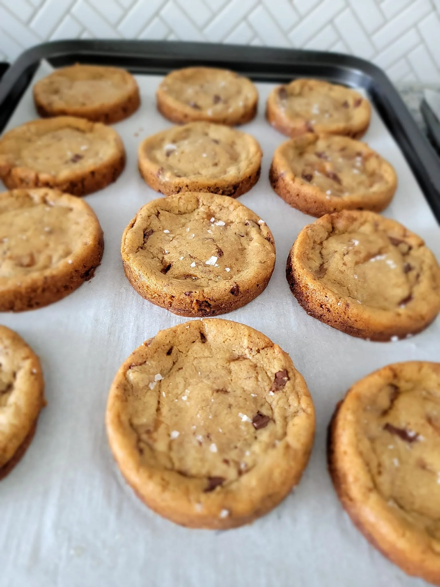 3.25 oz Brown Butter Toffee Chocolate Chip Cookies $3.75
