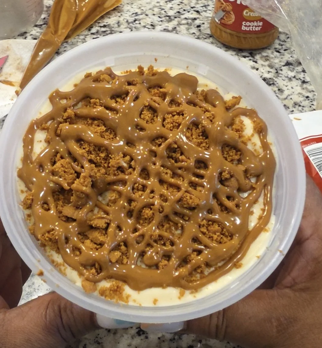 16 oz Biscoff Banana Pudding $9.00