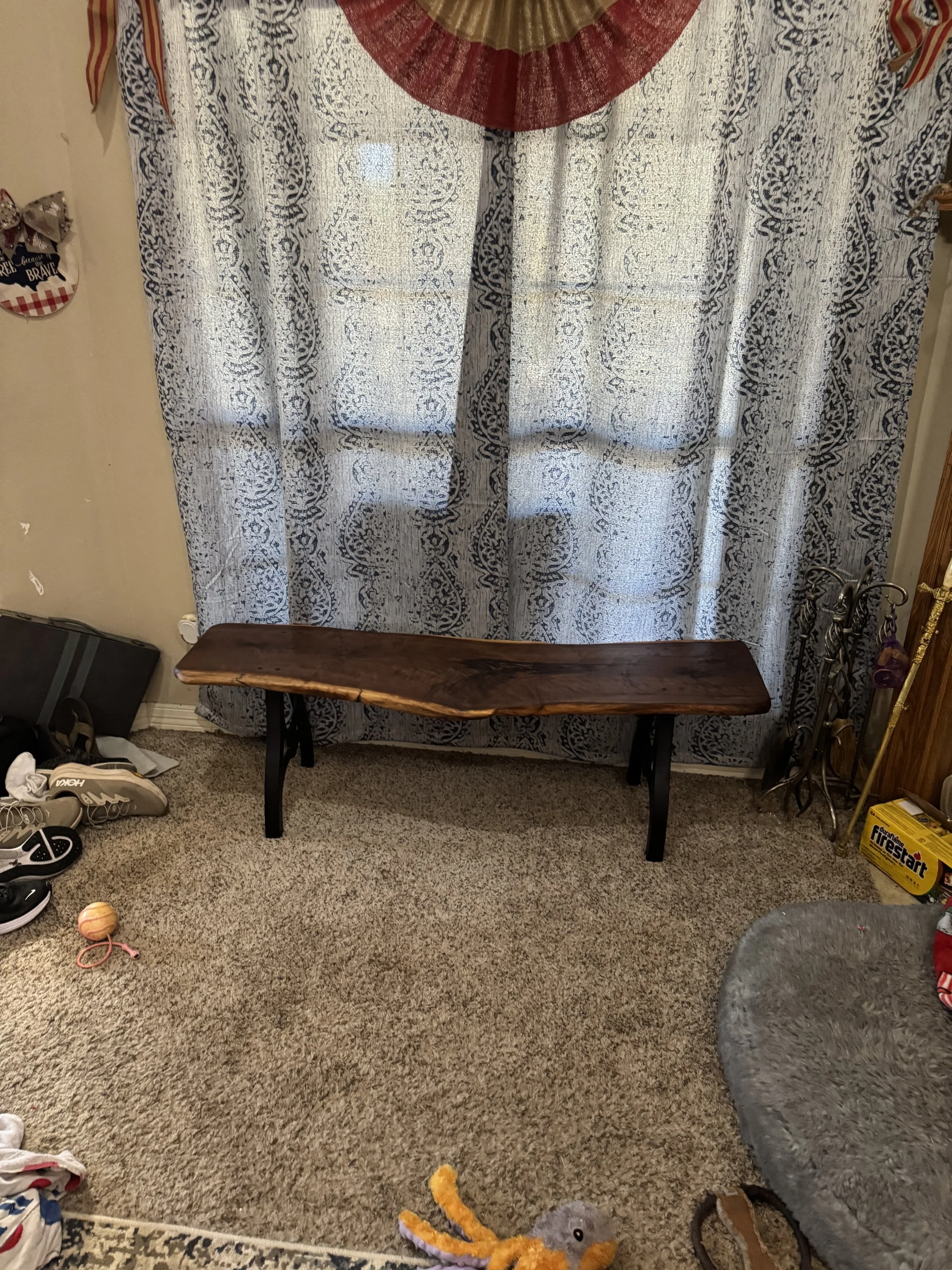 Live Edge Bench