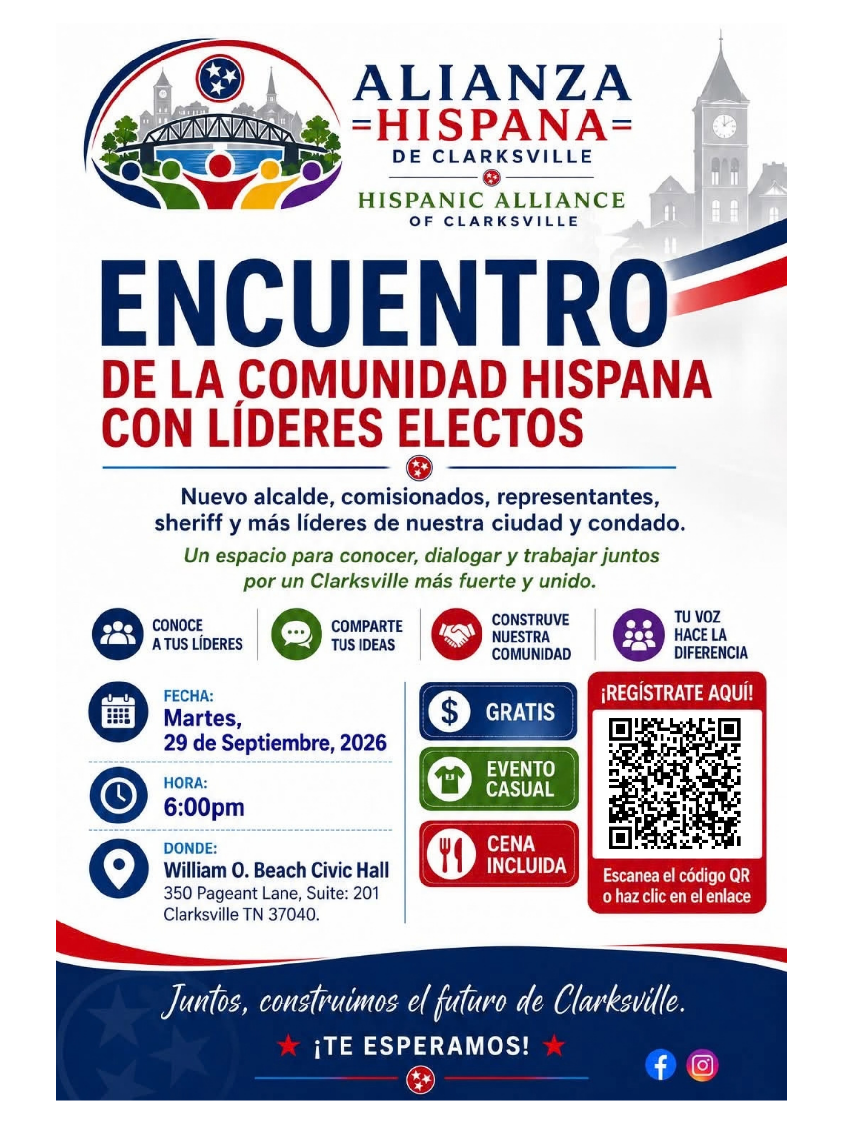 Encuentro de la Comunidad Hispana con Lideres Electos