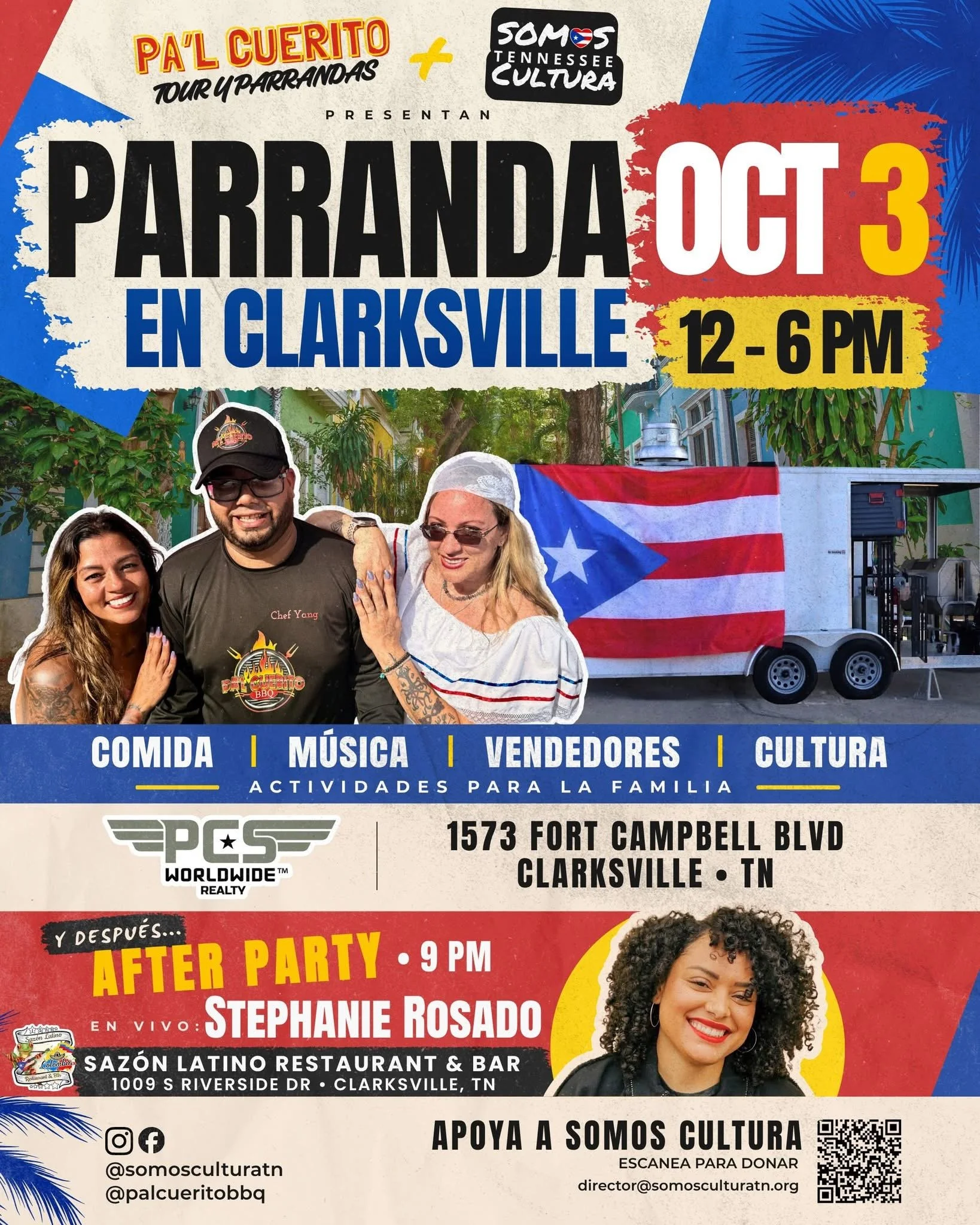 Parranda en Clarksville- Pa’l Cuerito &amp; Somos Cultura TN 