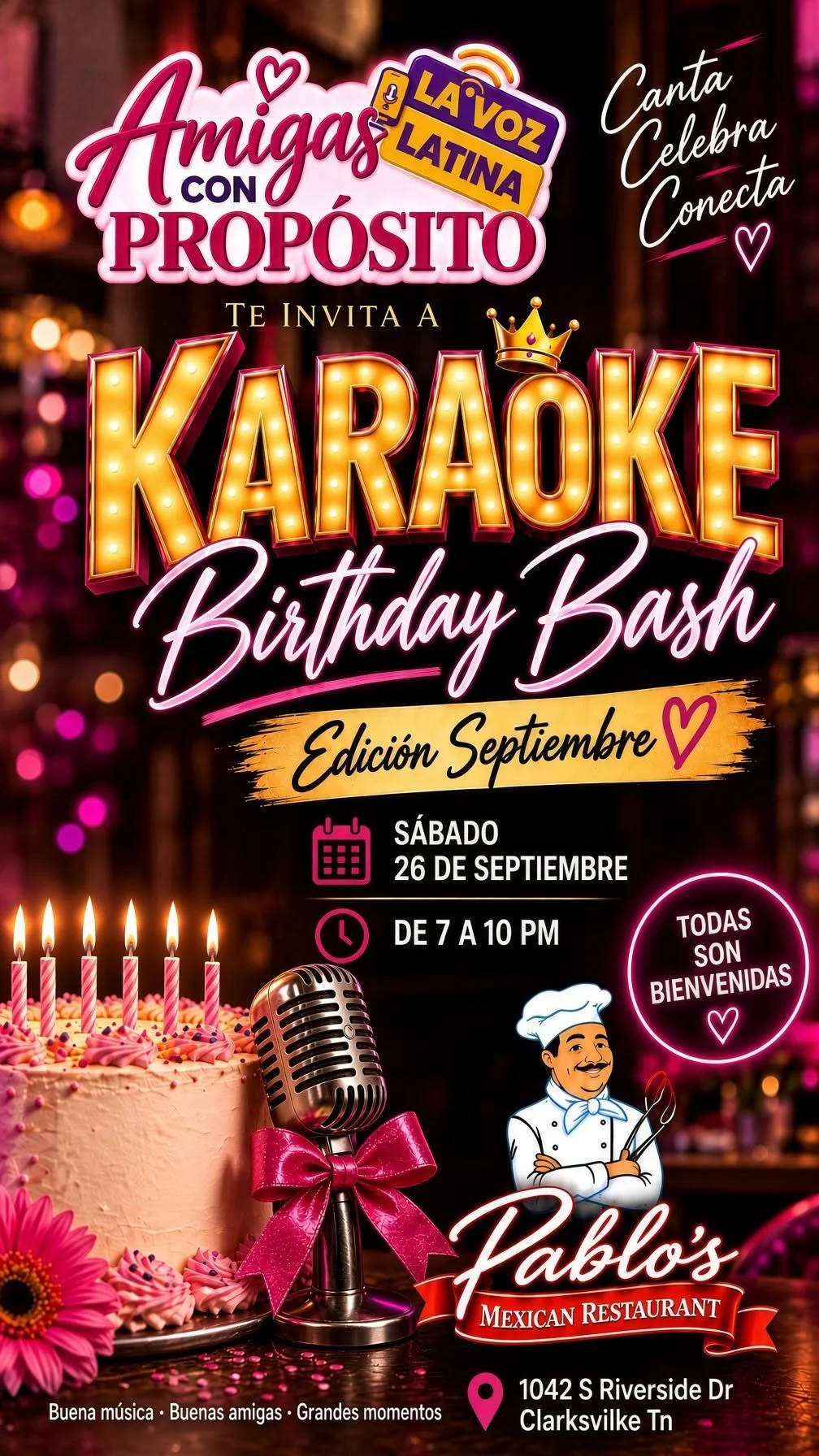 Kareoke Birthday Bash-La Voz Latina