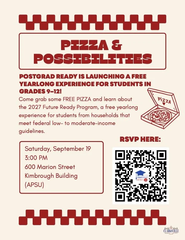 Pizza & Possibilities: Future Ready Information Session