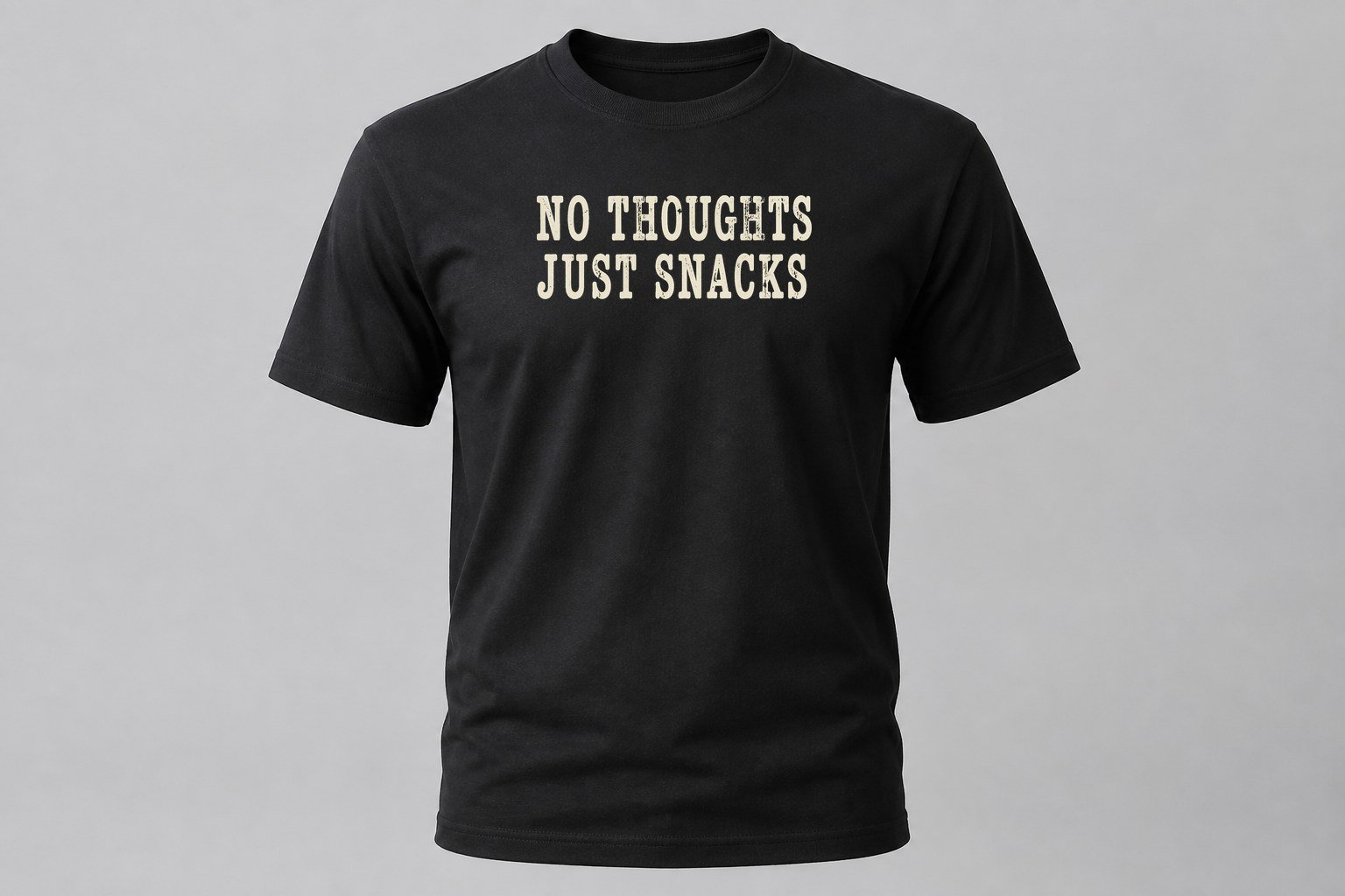 No Thoughts Just Snacks Men's Tee