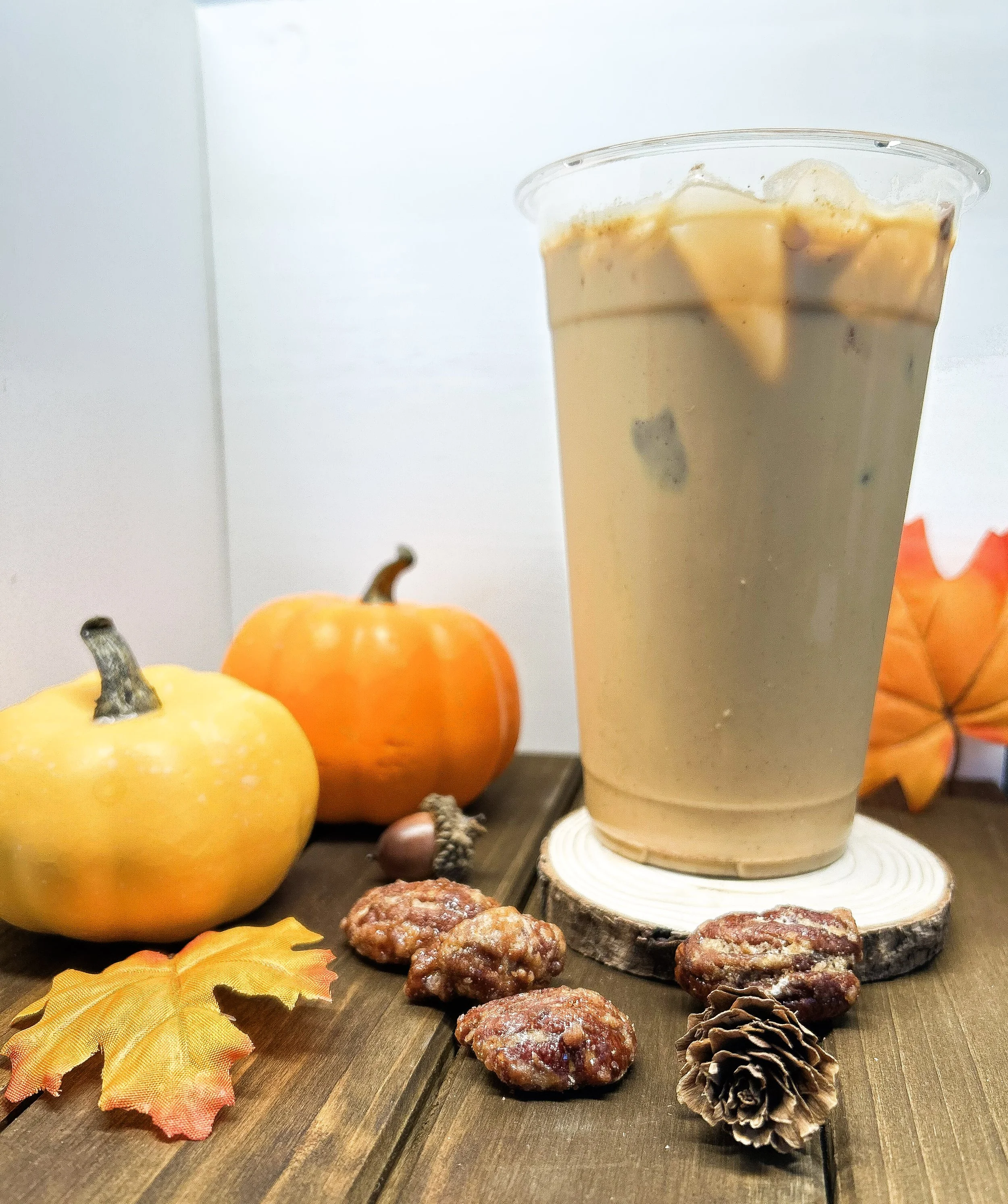 Pumpkin Praline Iced Latte