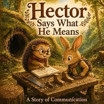 Hector Says What He Means is a Children's story book.