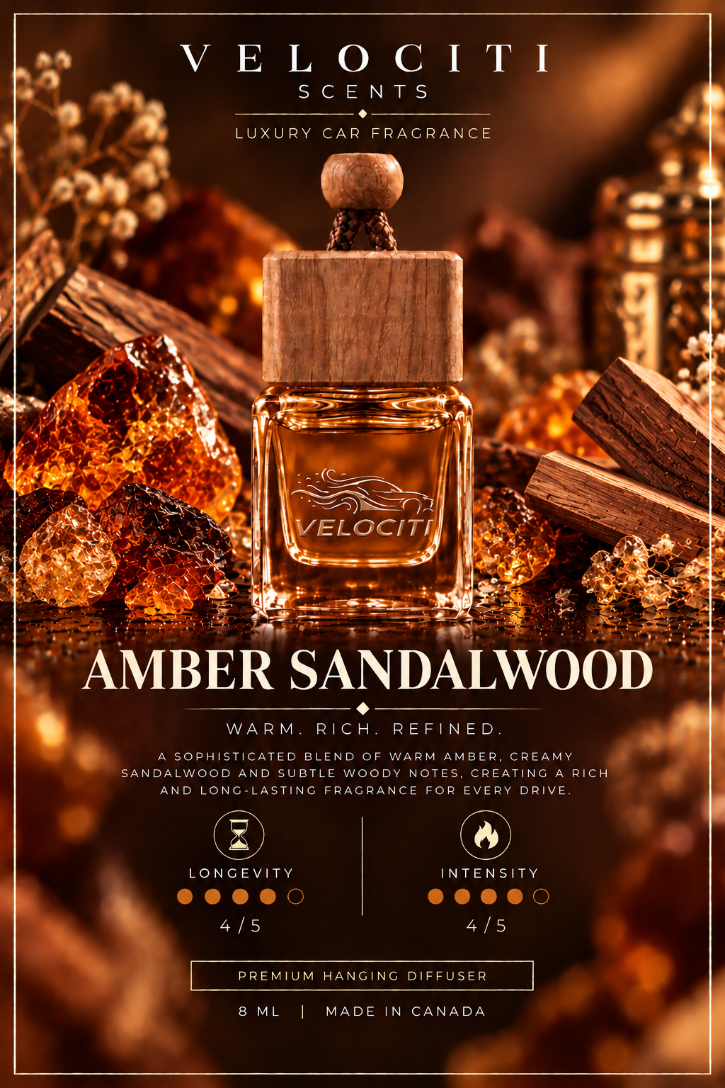 Velociti Amber Sandalwood