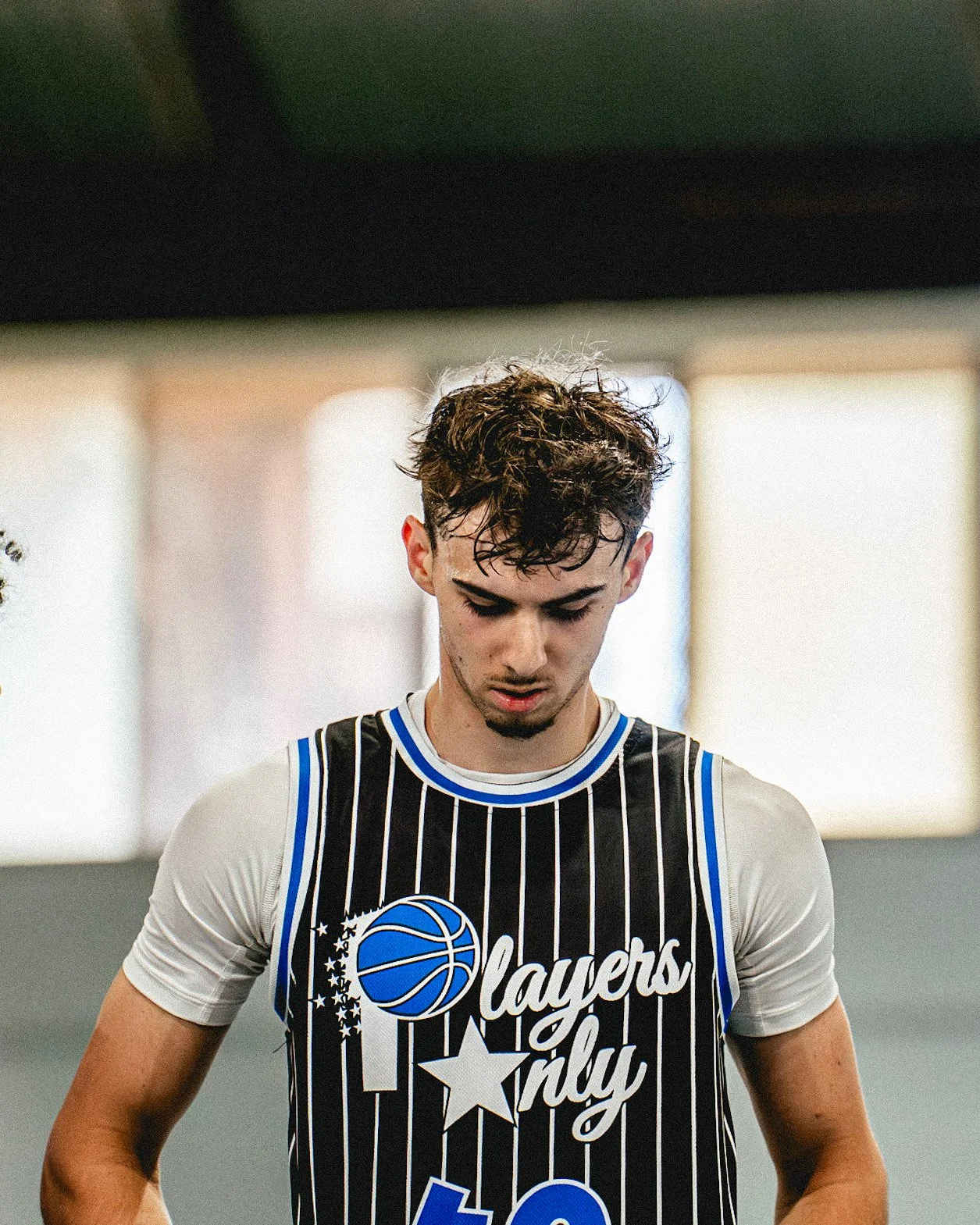 Players Only AAU basketball player portrait.