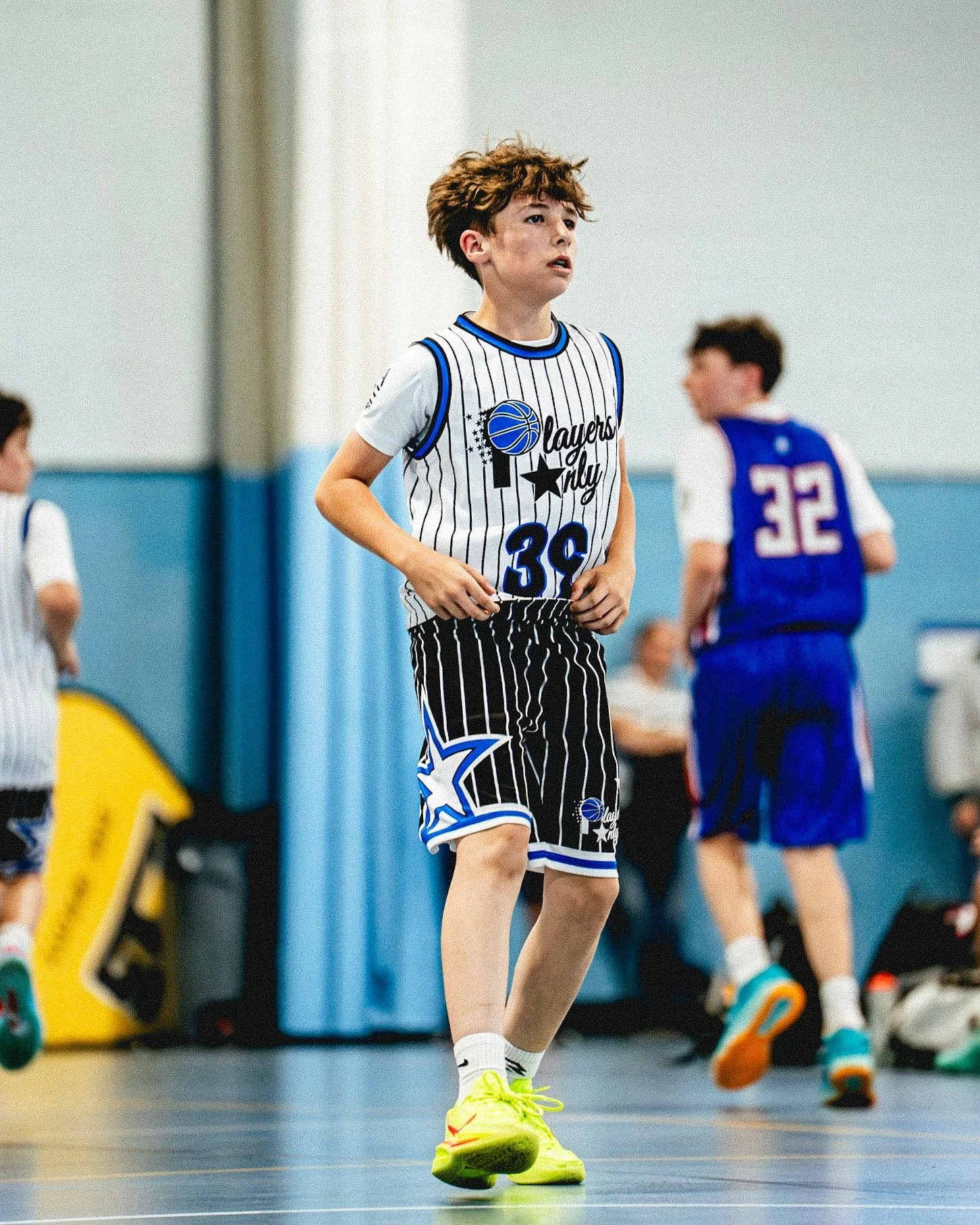 Players Only AAU basketball player portrait.
