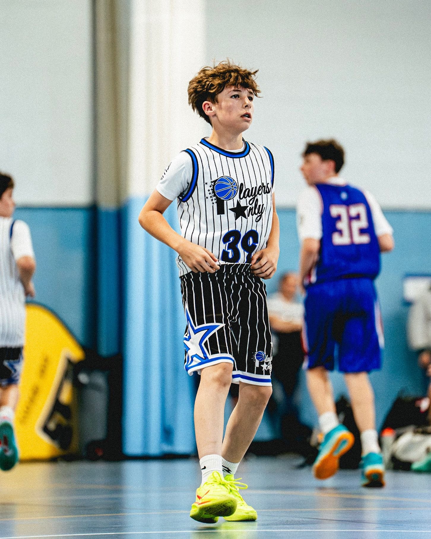 Players Only AAU basketball player representing the program.