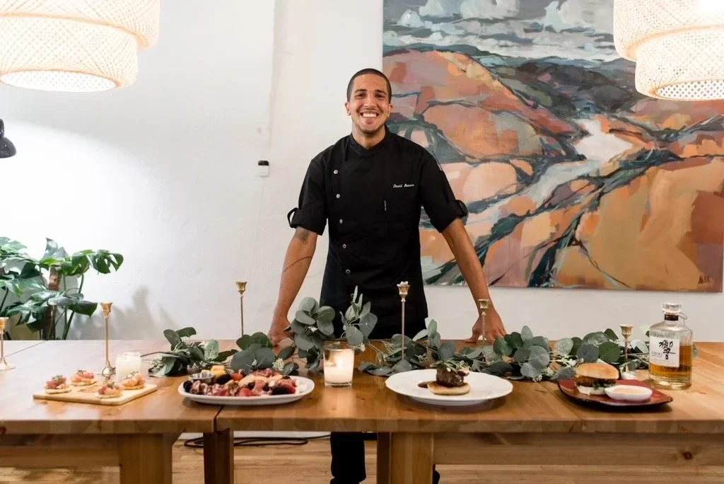 Chef David Ramos presenting private dining and chef services in North Jersey