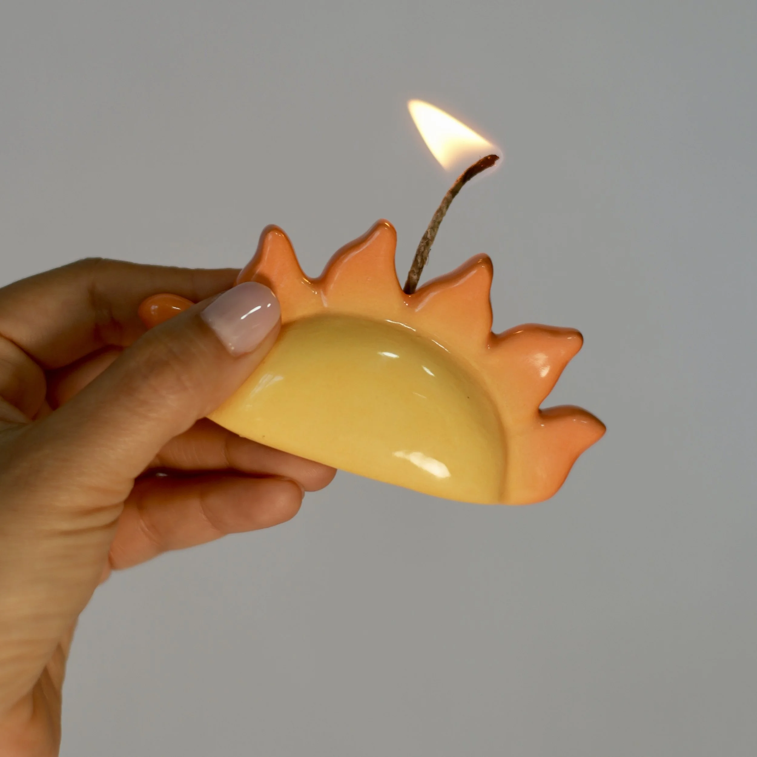 Sun Hemp Wick Holder - Prototype