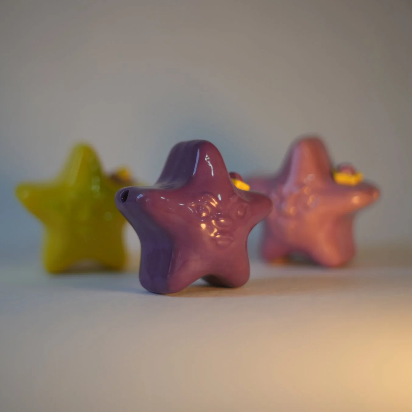 Lucky Star Pipe Handmade Ceramic