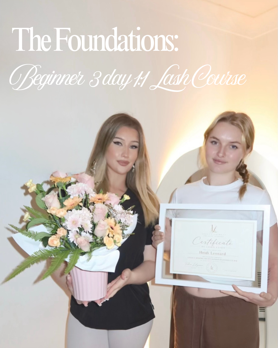 The Foundations - Beginners Lash 3 DAY Course / $400 deposit