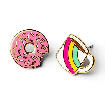 Coffee & Donut Earrings