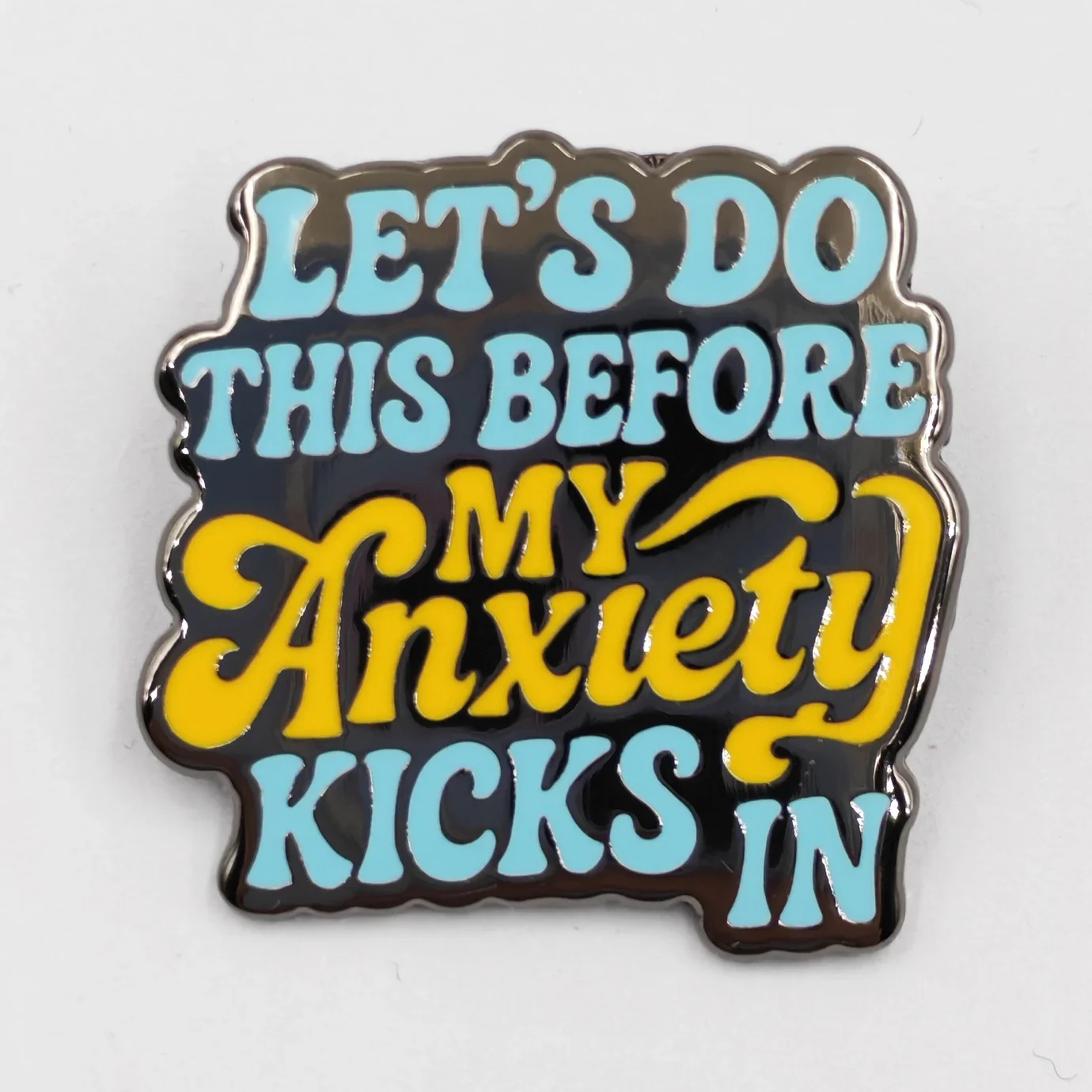 Anxiety Enamel Pin