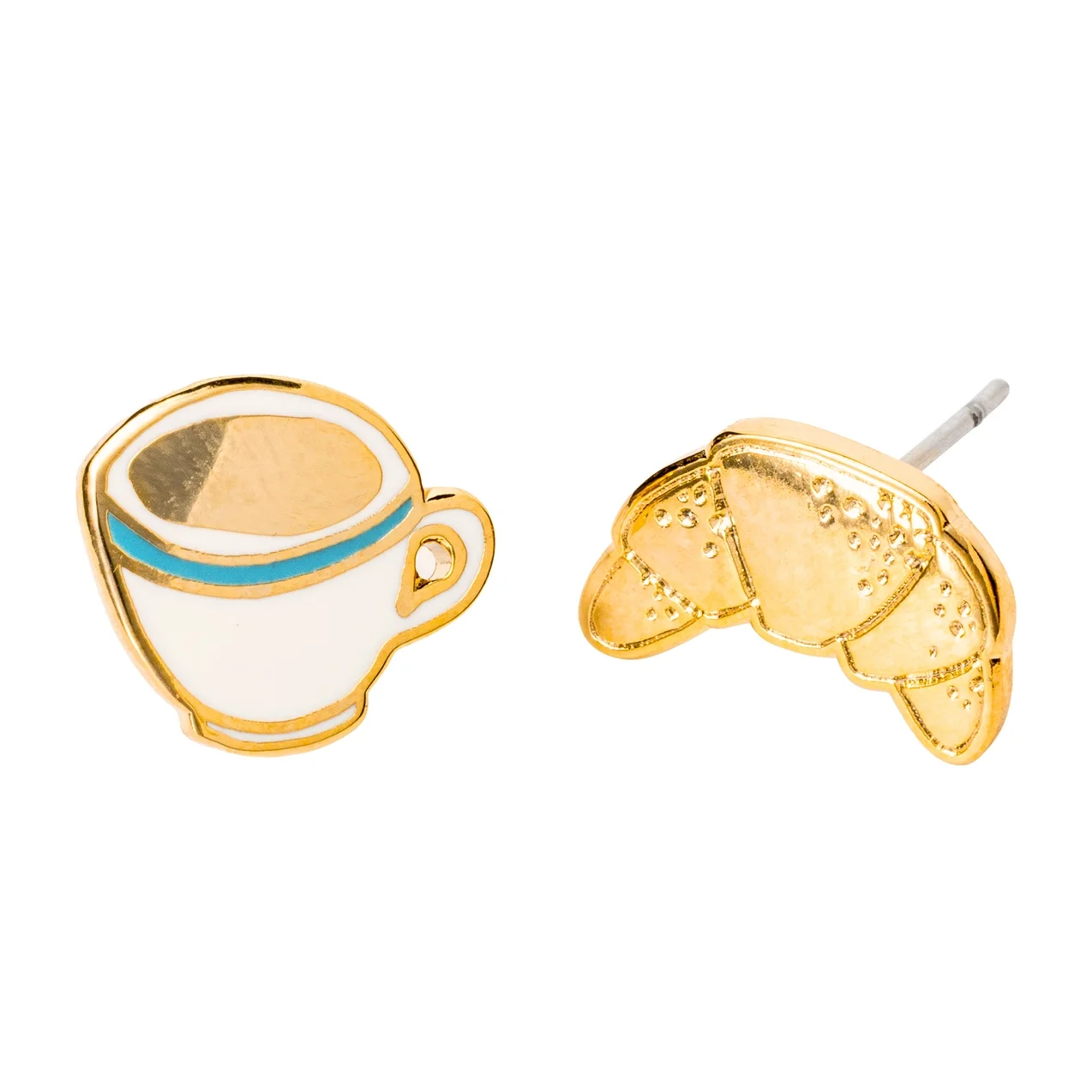 Croissant & Coffee Earrings
