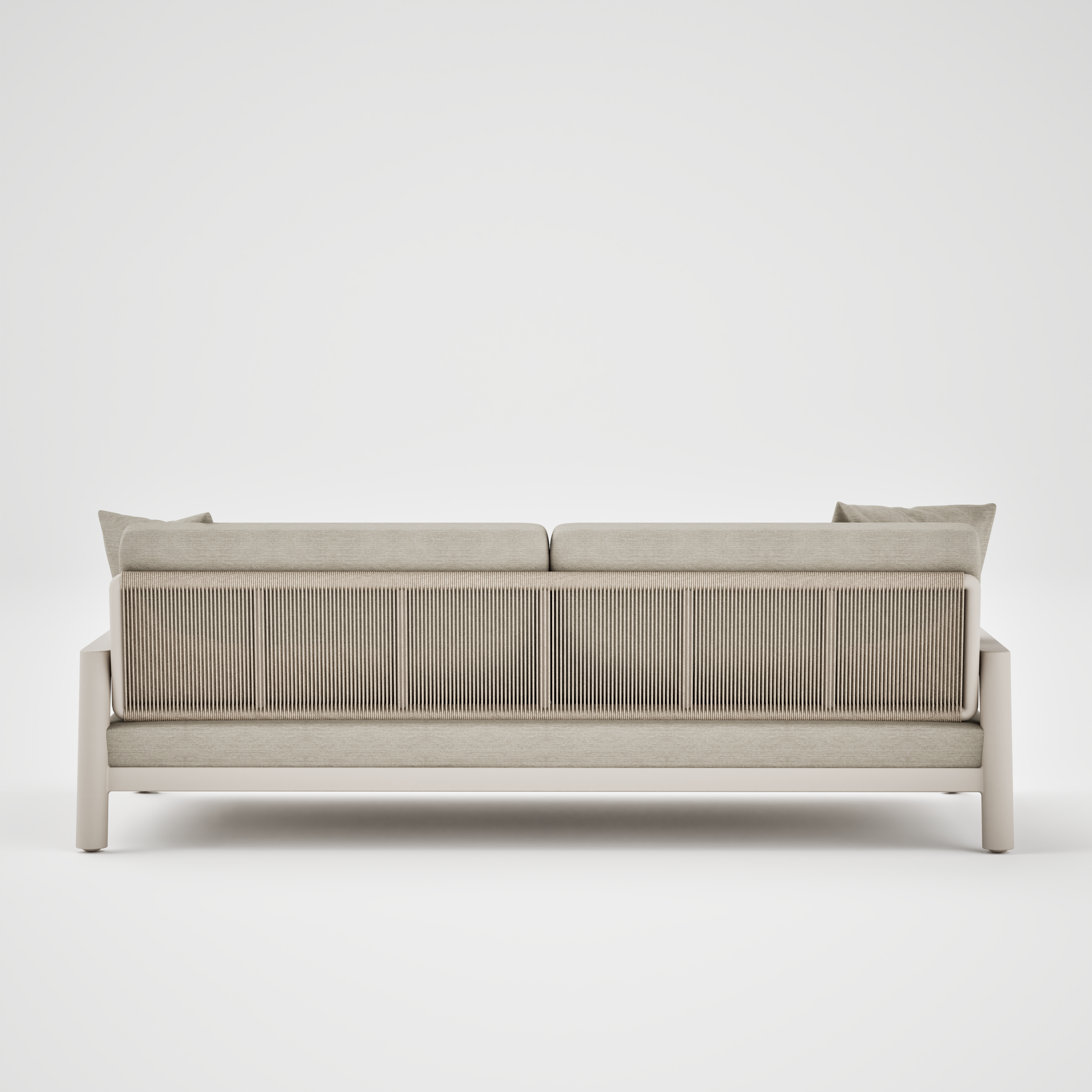 Pebl Tolo 3 Seat Aluminium Outdoor Sofa - BACK.png