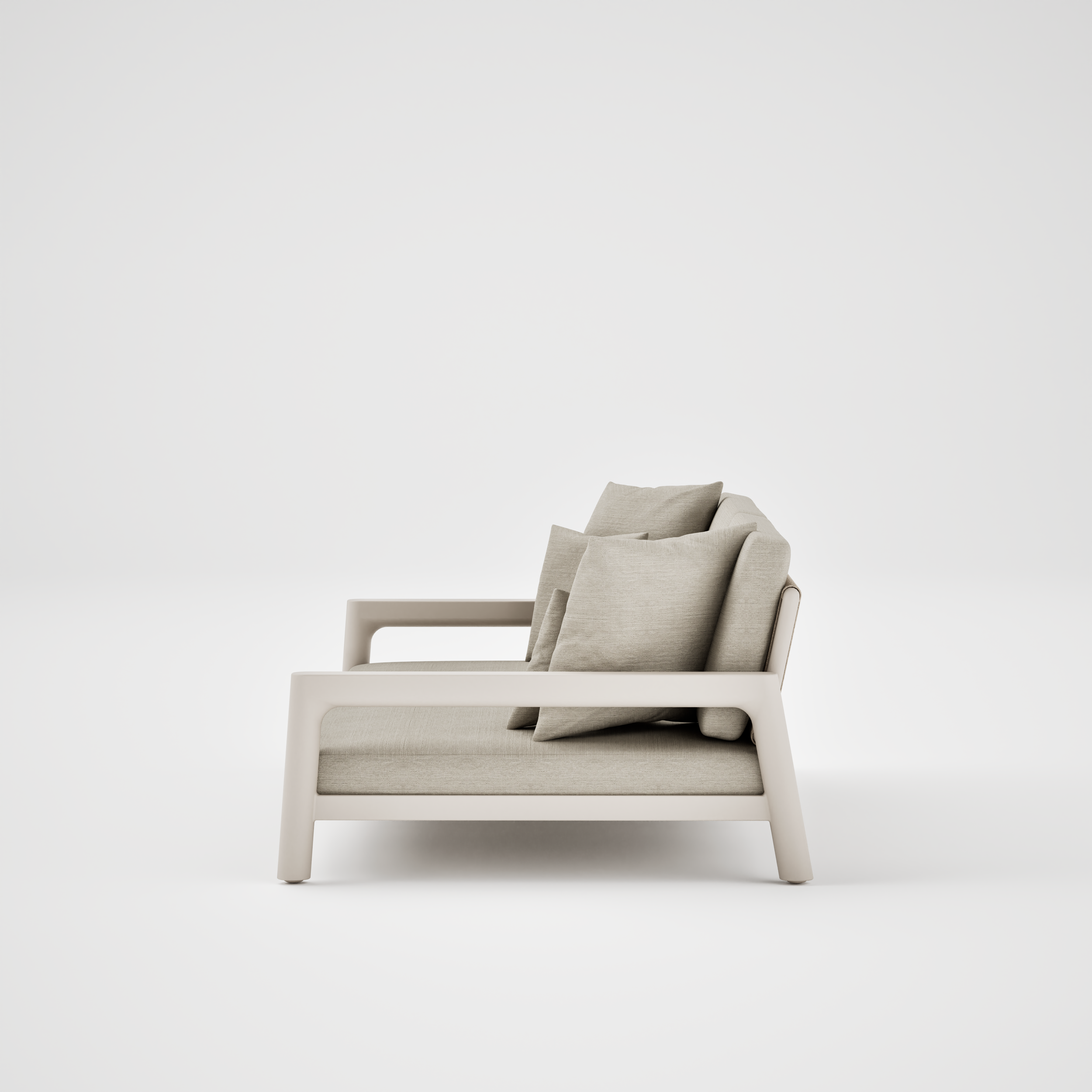 Pebl Tolo 3 Seat Aluminium Outdoor Sofa - SIDE.png