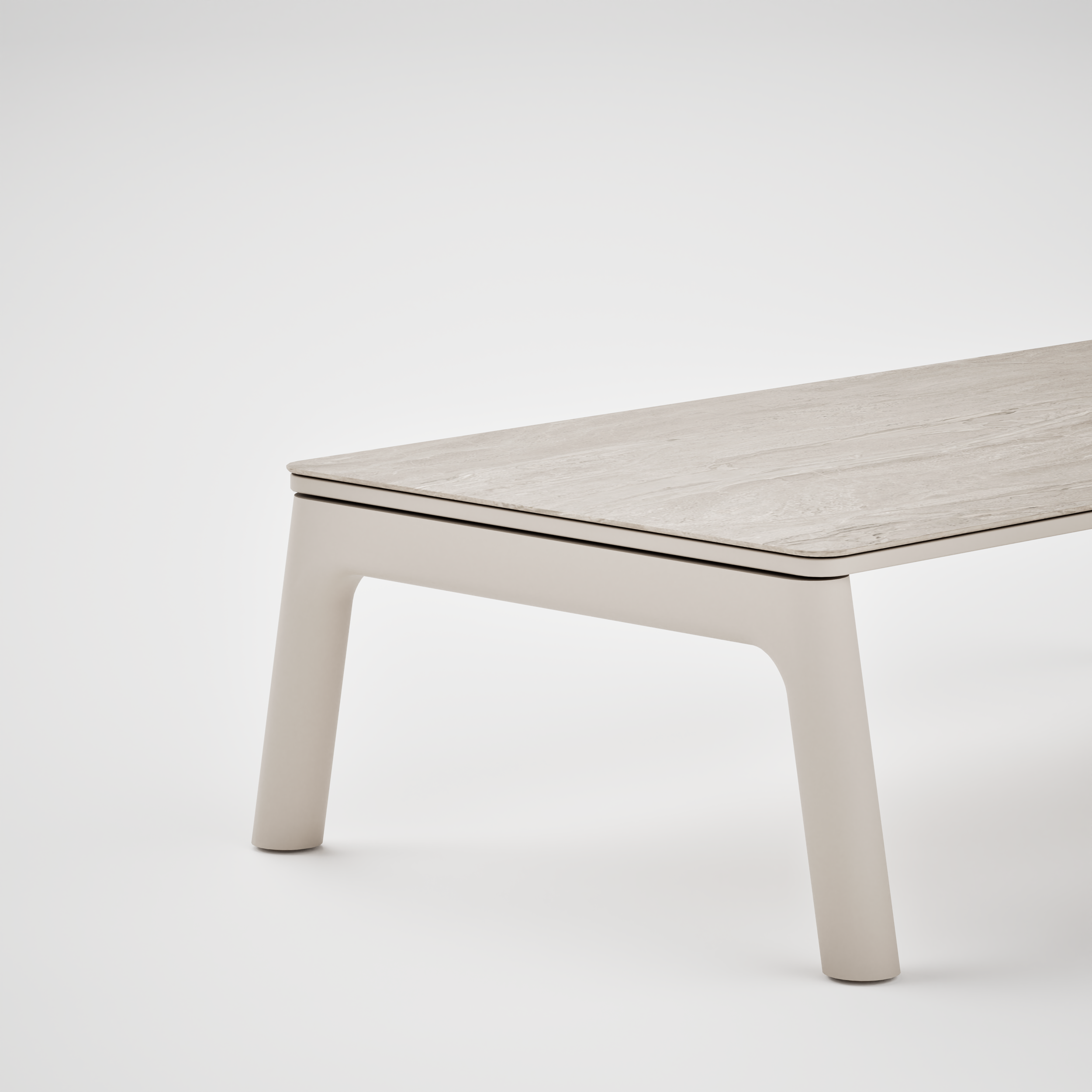 Pebl - Tolo - Aluminium - Outdoor - Dining - Table - 145X82X38 - CLOSE UP BACK.png
