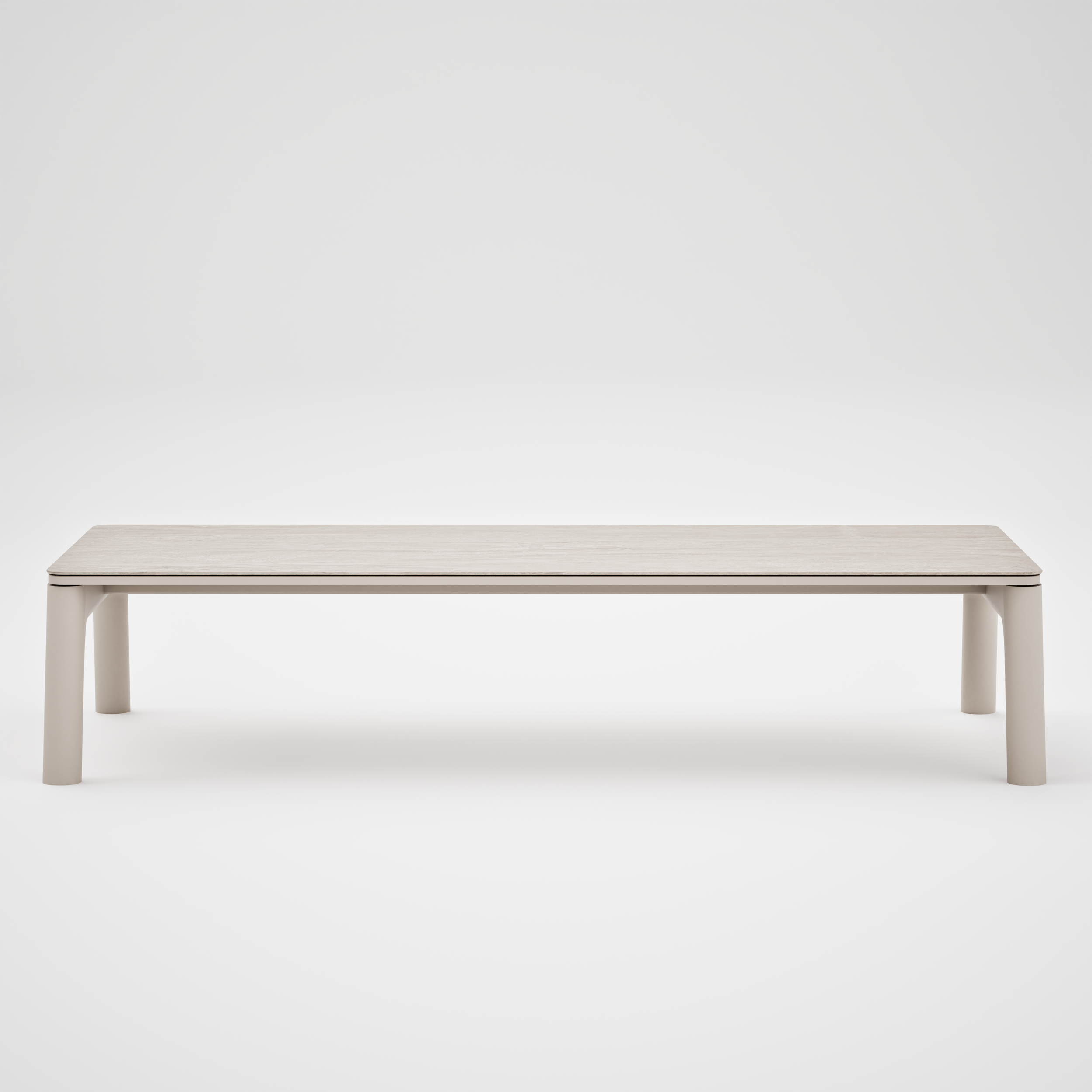 Pebl - Tolo - Aluminium - Outdoor - Dining - Table - 180X82X38 - FRONT.png