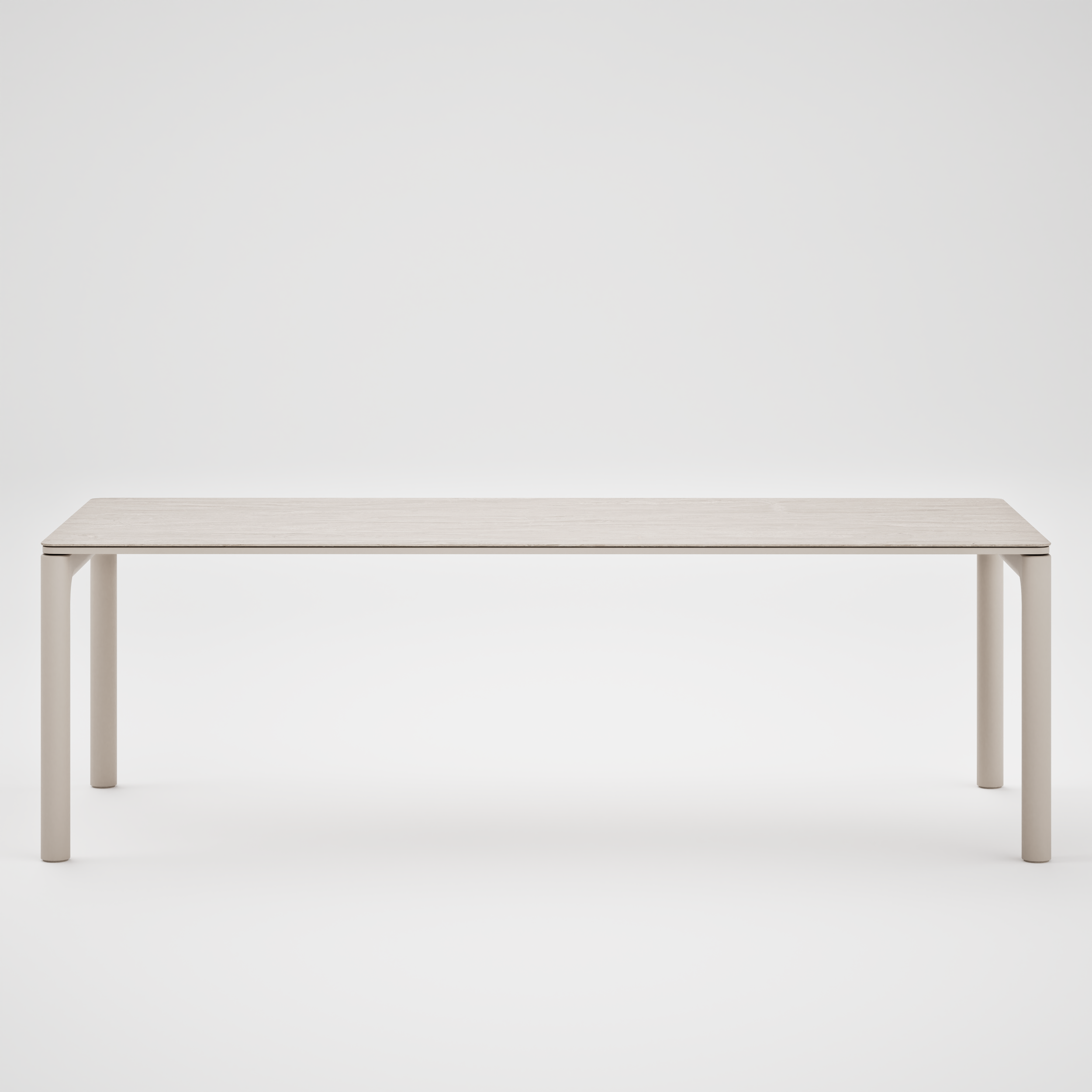 Pebl - Tolo - Aluminium - Outdoor - Dining - Table - FRONT.png