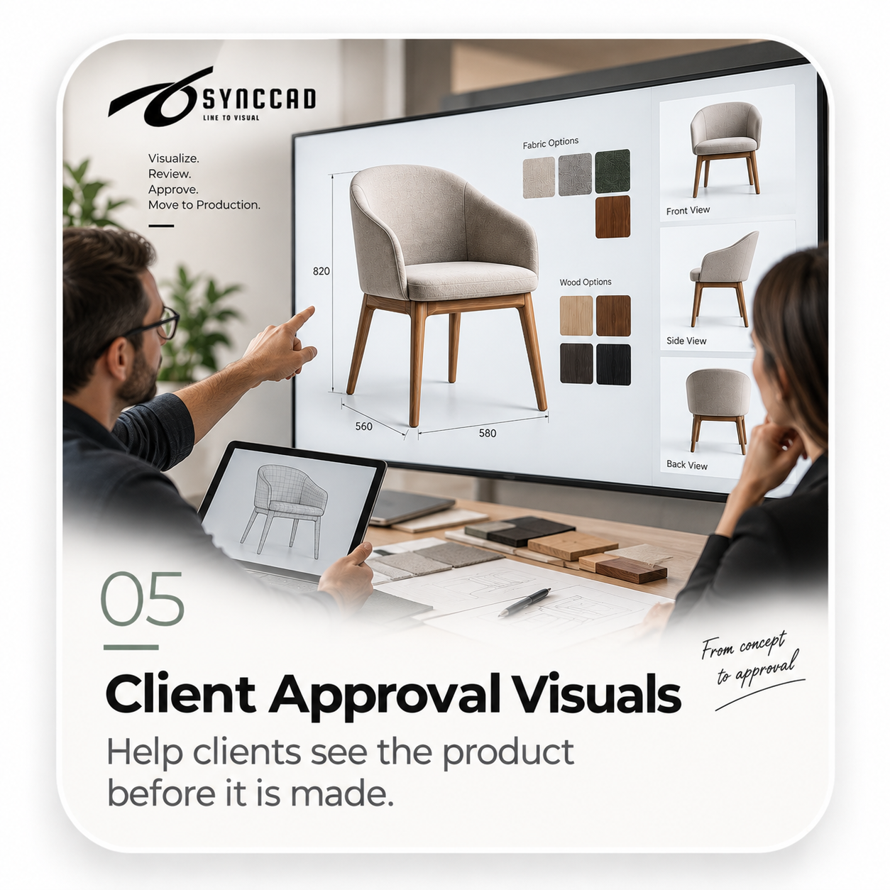 Client Approval Visuals