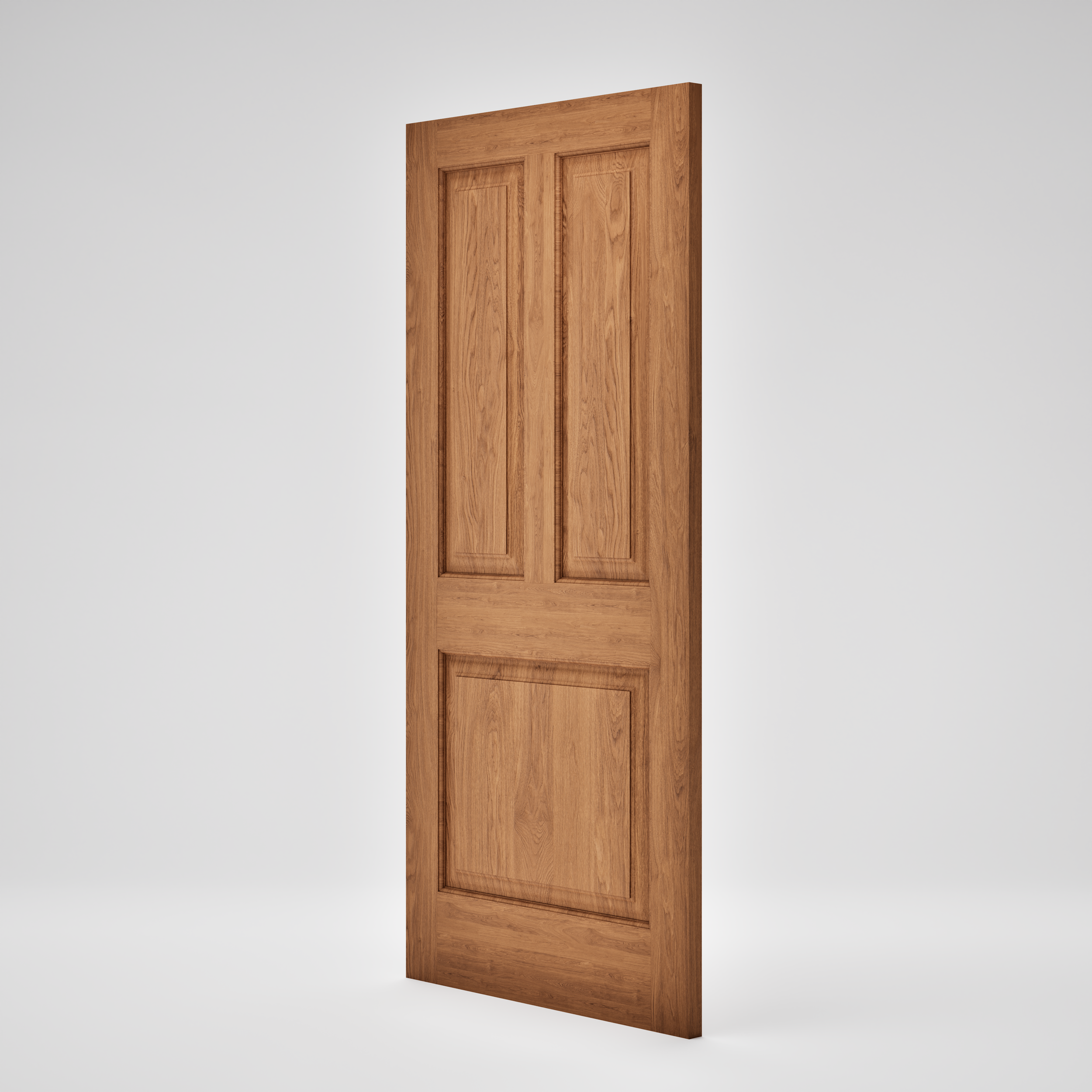 Classic 3-Panel Decorative Door M001_Angled Front.png