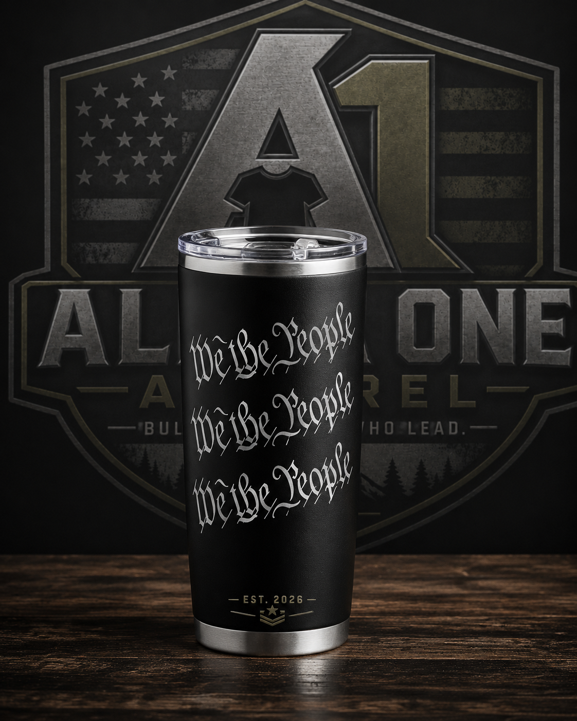 We The People 20oz Tumbler — Built for Those Who Stand Strong