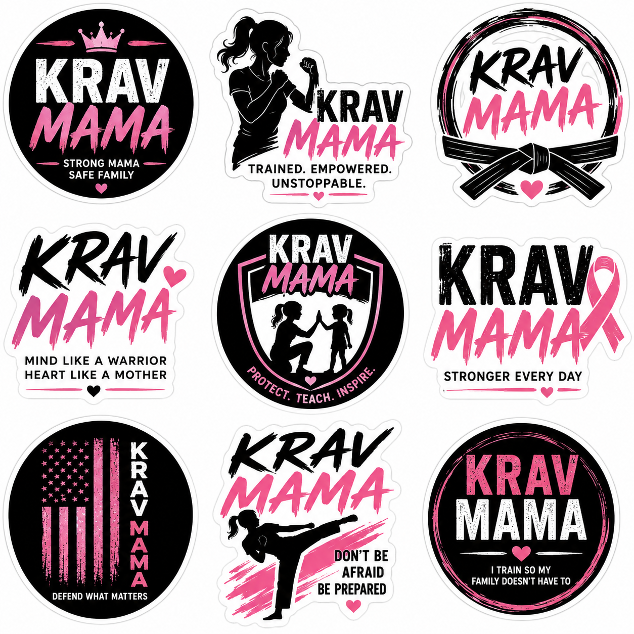KRAV MAMA Sticker Collection