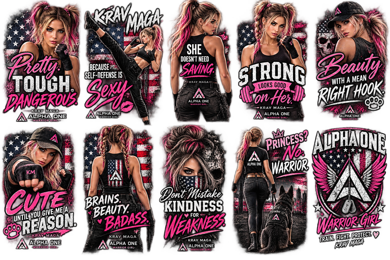 Alpha One Warrior Girl Apparel
