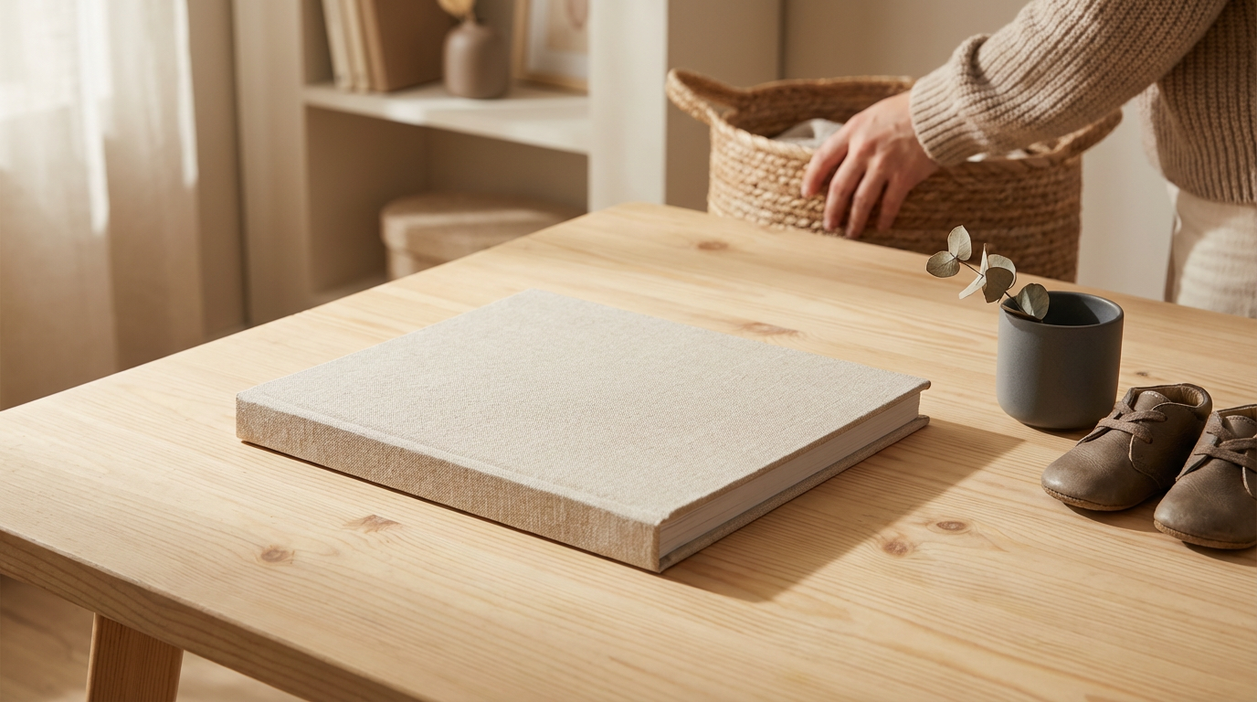 Linen Memory Book