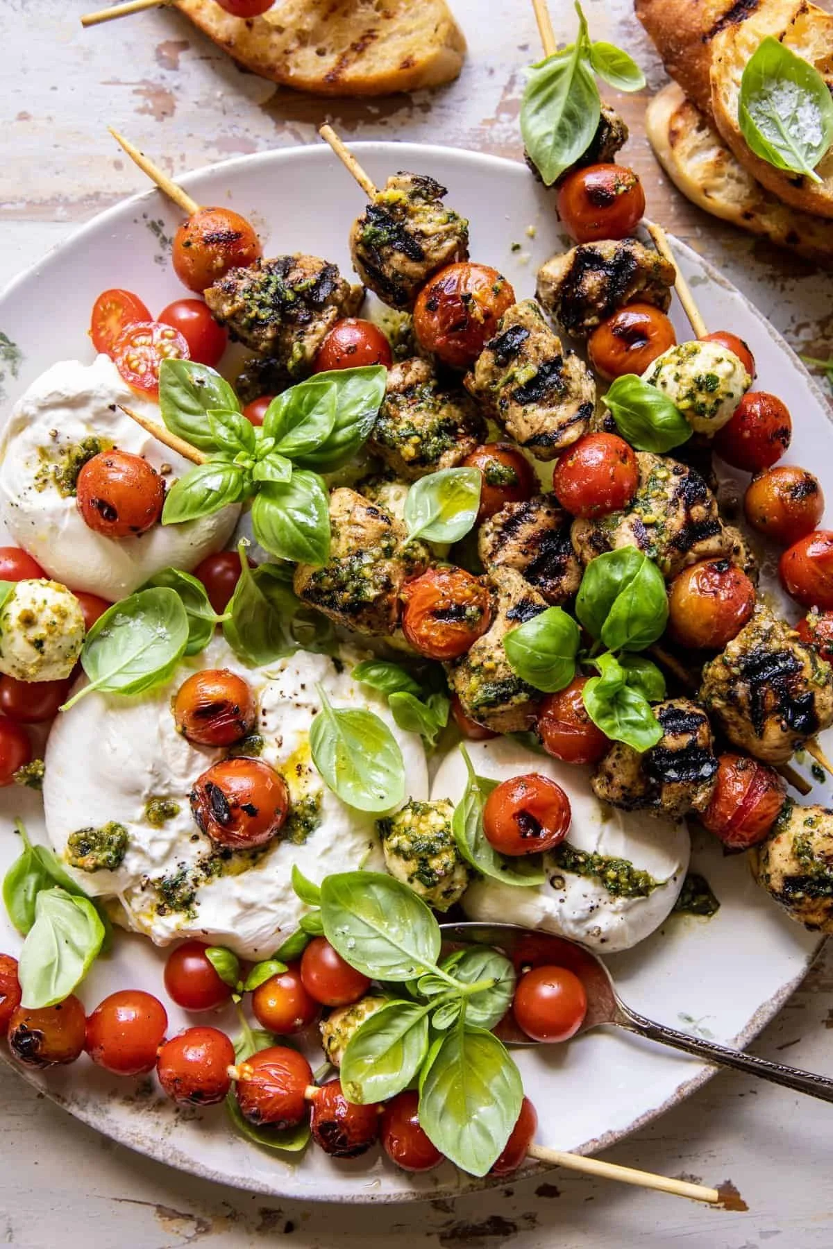 Chicken Caprese Kabobs
