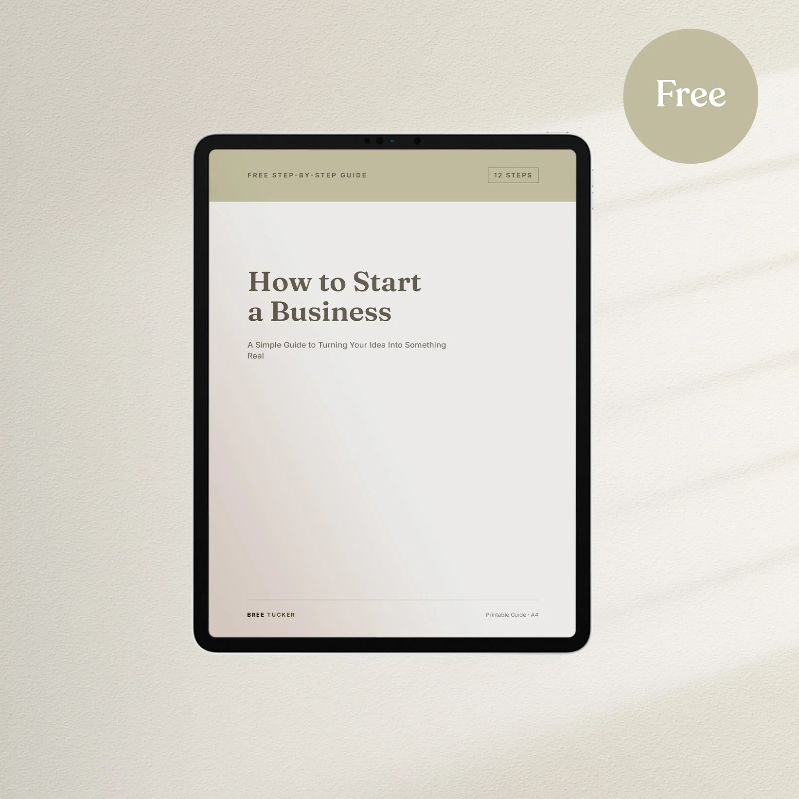 Free - How To Start A Business Guide