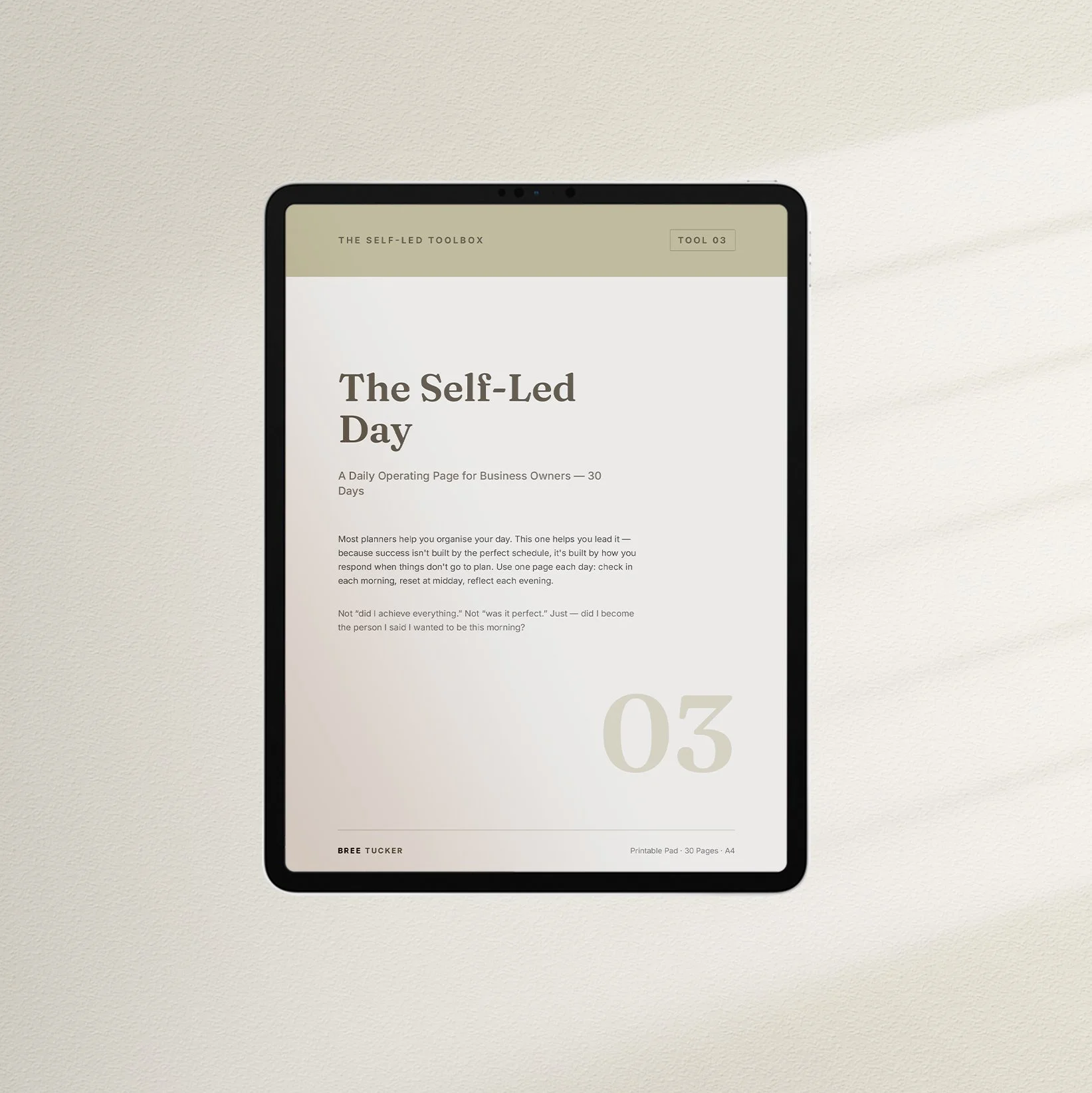 The Self-Led Day