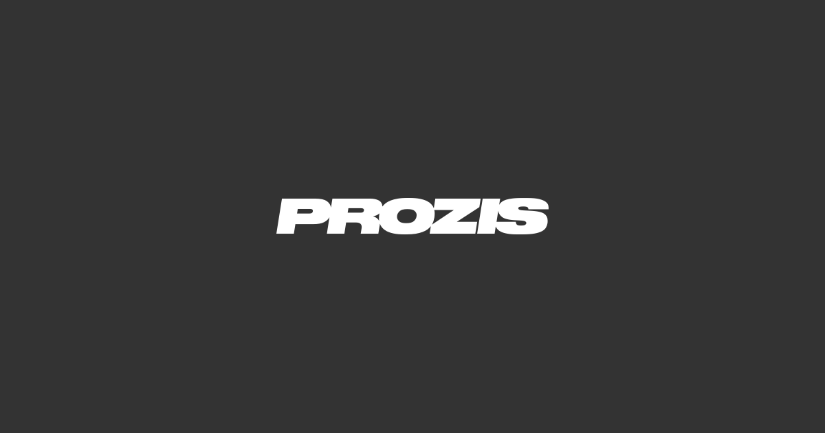 The word 'PROZIS' in bold white letters on a dark background.