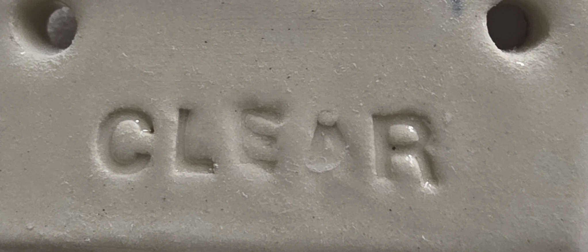 Clear glaze