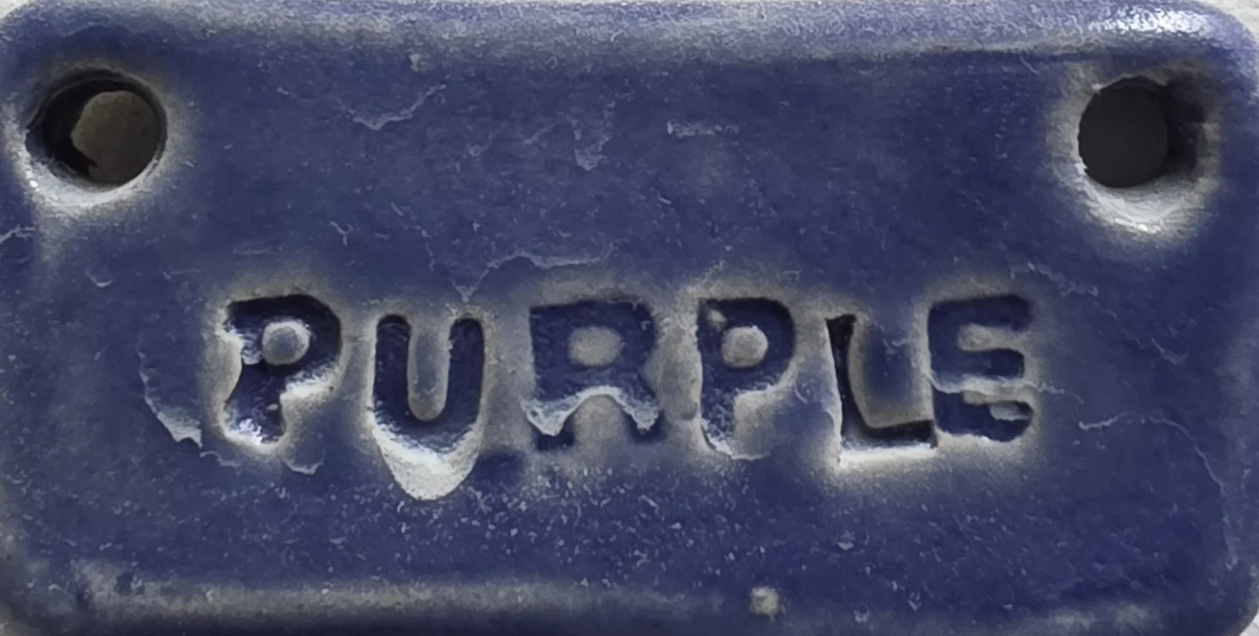 Purple glaze
