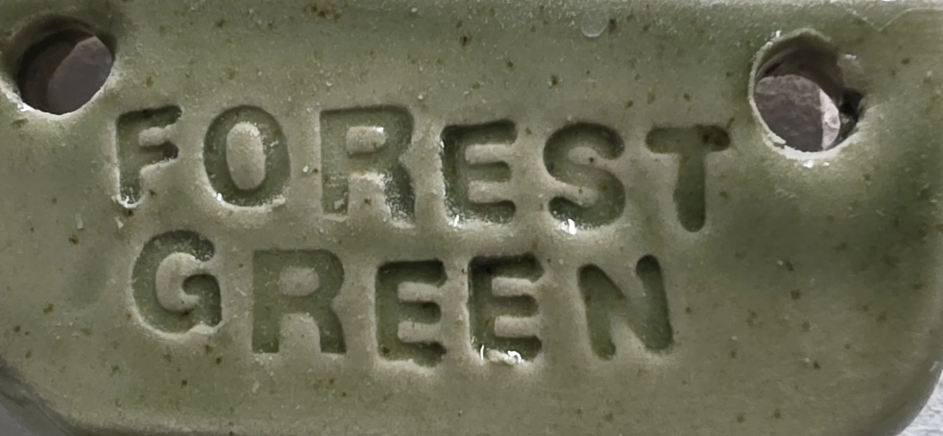 Forest green glaze