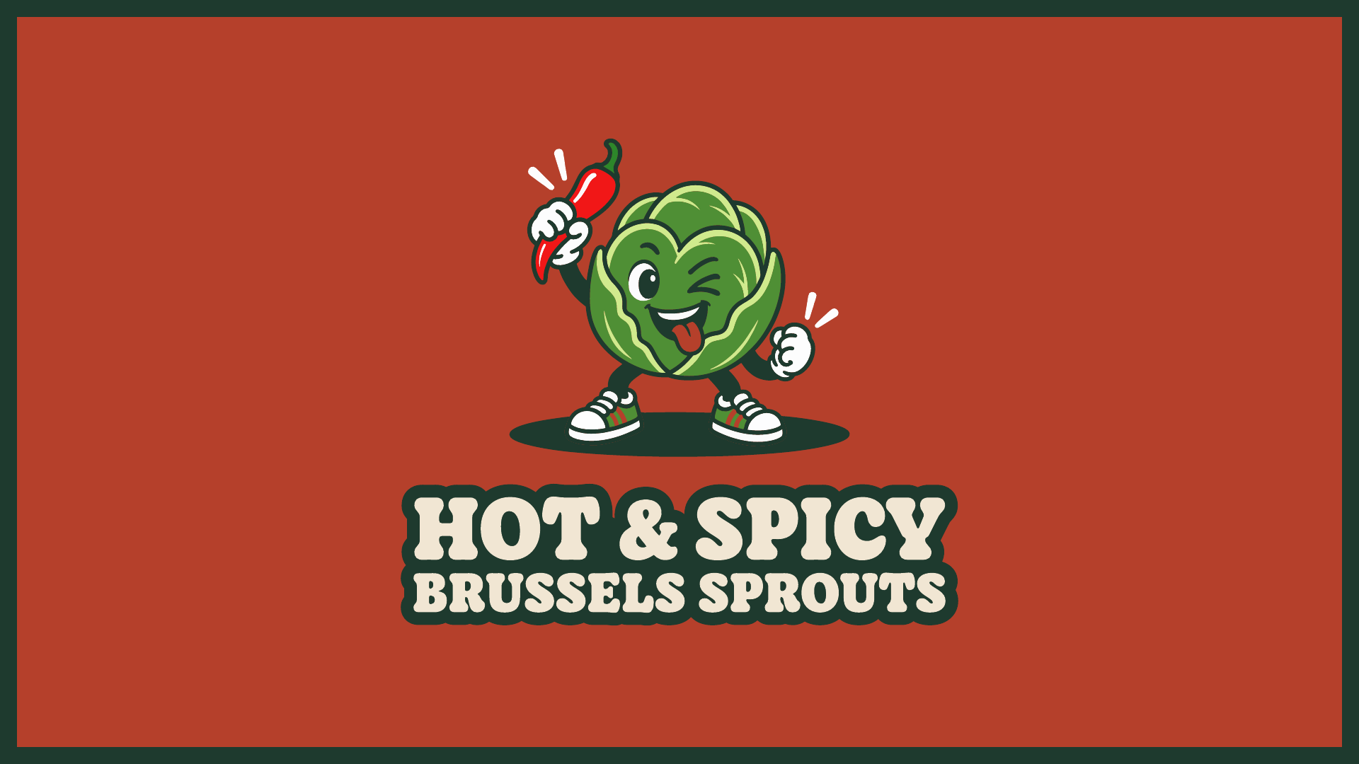 Hot & Spicy Brussels Sprouts logo, Pickled Revolution's scotch bonnet variant