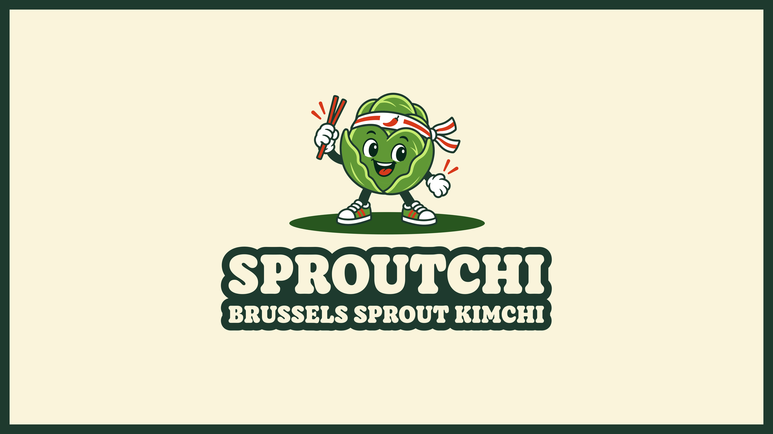 Sproutchi logo, Pickled Revolution's Brussels sprout kimchi