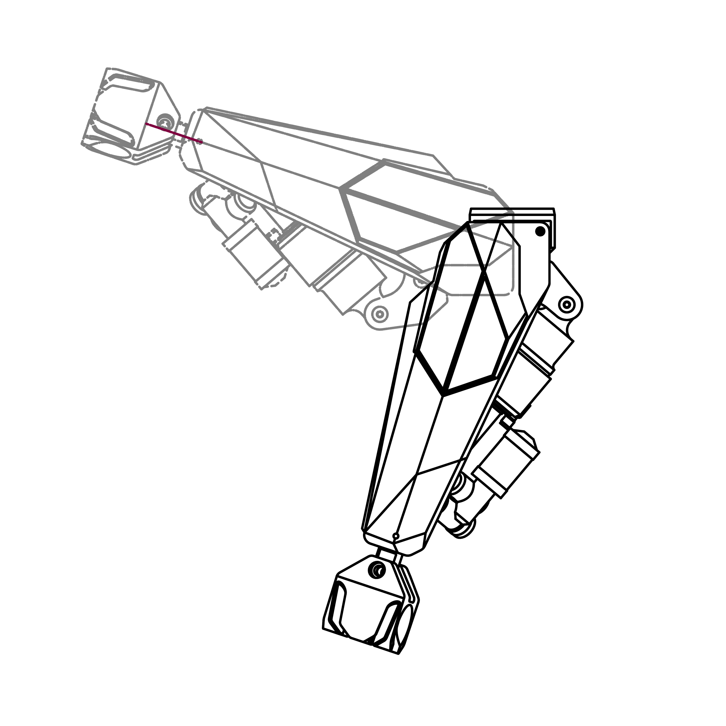 The current revision of my motorcycle arm.