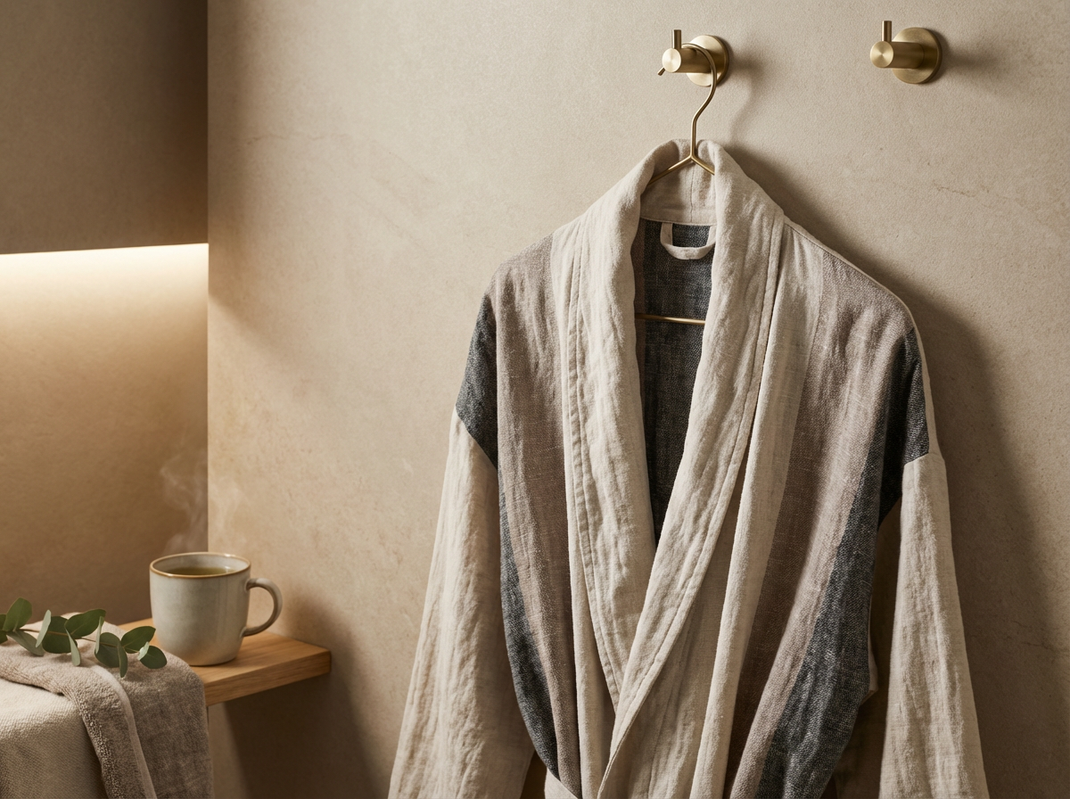Linen Bathrobe