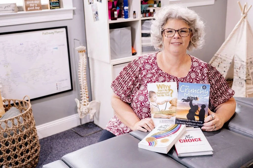 Dr. Brenda Fairchild, Family Chiropractor and gut health expert is also an author of several books.  spinal model.  pediatric chiropractor.  Delaware, Pennsylvania, New Jersey
