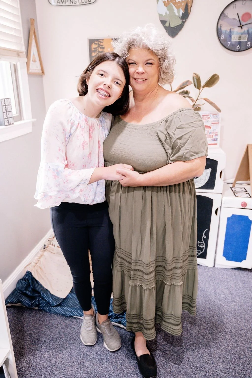 Dr. Brenda Fairchild, pediatric chiropractor with her daughter Madelyn.  Maddy dealt with constipation and poop withholding as a toddler
