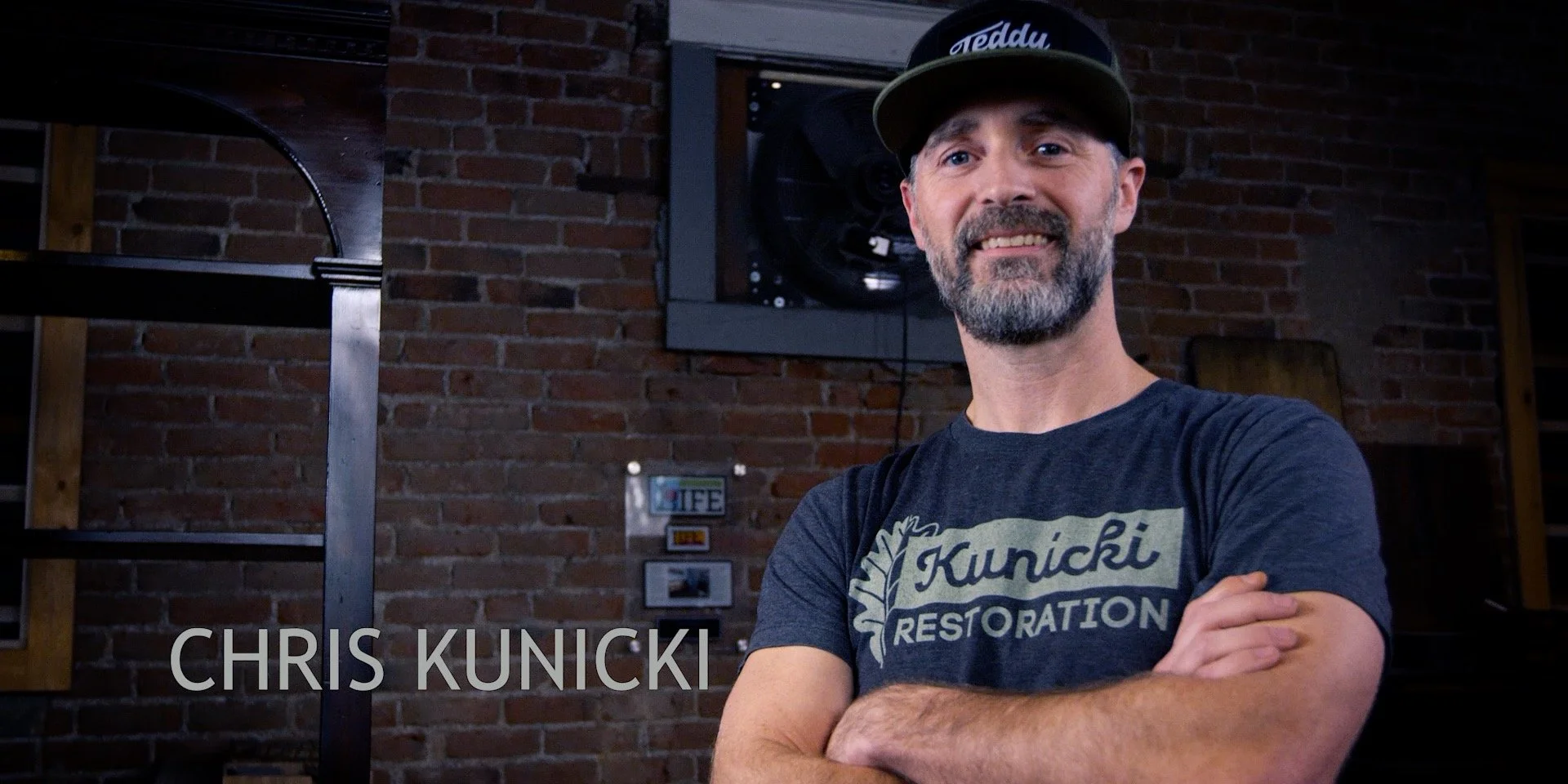 Chris Kunicki in his Denver furniture restoration workshop.