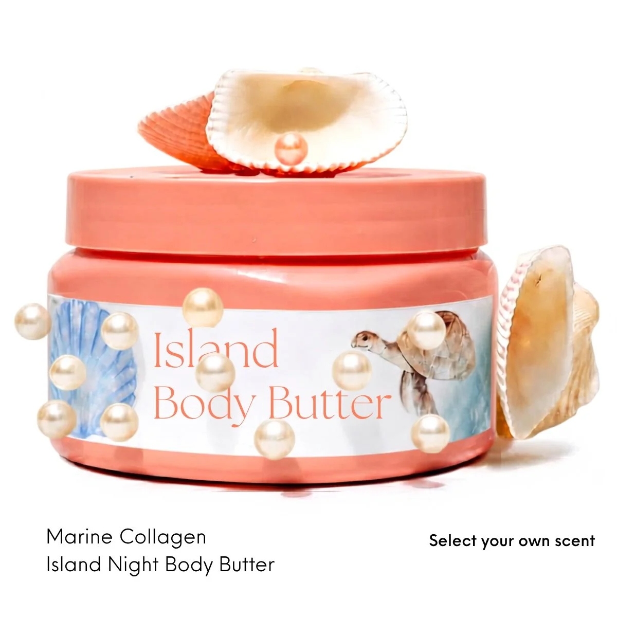 Personalisation is so important for us and it is being reflected in the way of how you can feel comfortable using our Marine Collagen Island Night Body Butter formulation in on your own desirable scent.

Explore more than 25 scents you can choose fro