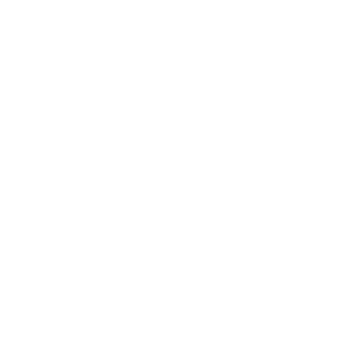 White outline drawing of a sailboat with two sails on water with three wavy lines.
