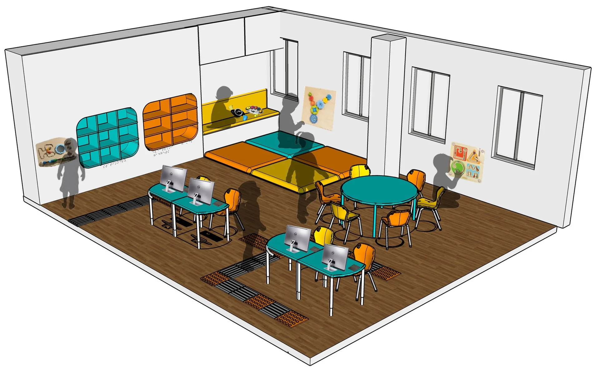 Classroom - Visually Impaired School